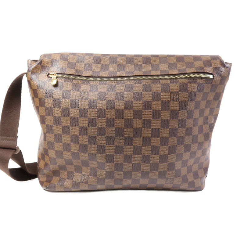 LOUIS VUITTON Damier Brooklyn GM金扣肩背袋-1