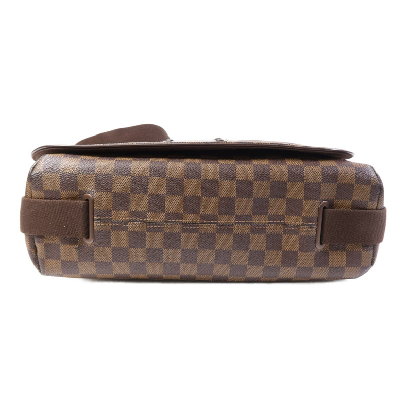 LOUIS VUITTON Damier Brooklyn GM金扣肩背袋-3