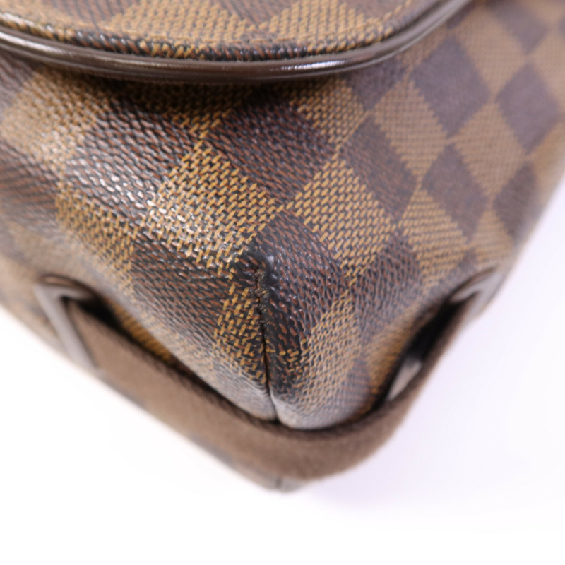 LOUIS VUITTON Damier Brooklyn GM金扣肩背袋-10