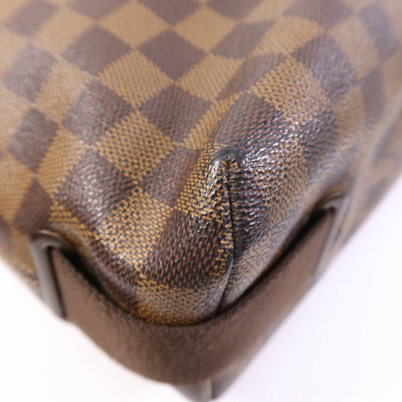 LOUIS VUITTON Damier Brooklyn GM金扣肩背袋-13