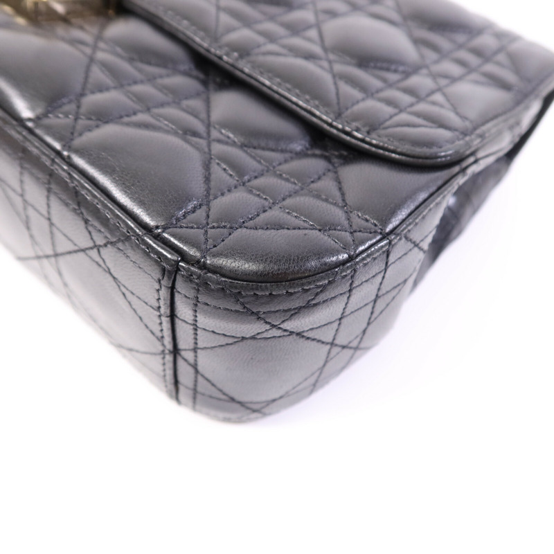 Dior 羊皮皮革Miss Dior金扣鏈帶肩背袋-8