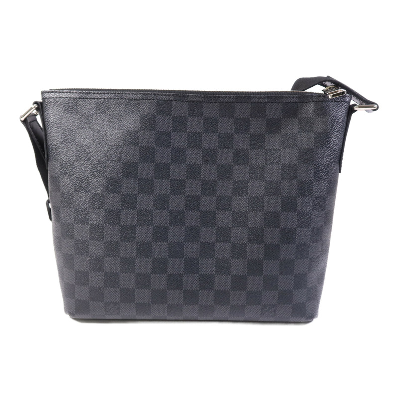LOUIS VUITTON Damier Graphite Mick PM銀扣肩背袋-1