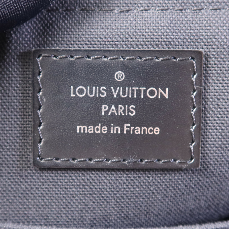 LOUIS VUITTON Damier Graphite Mick PM銀扣肩背袋-5