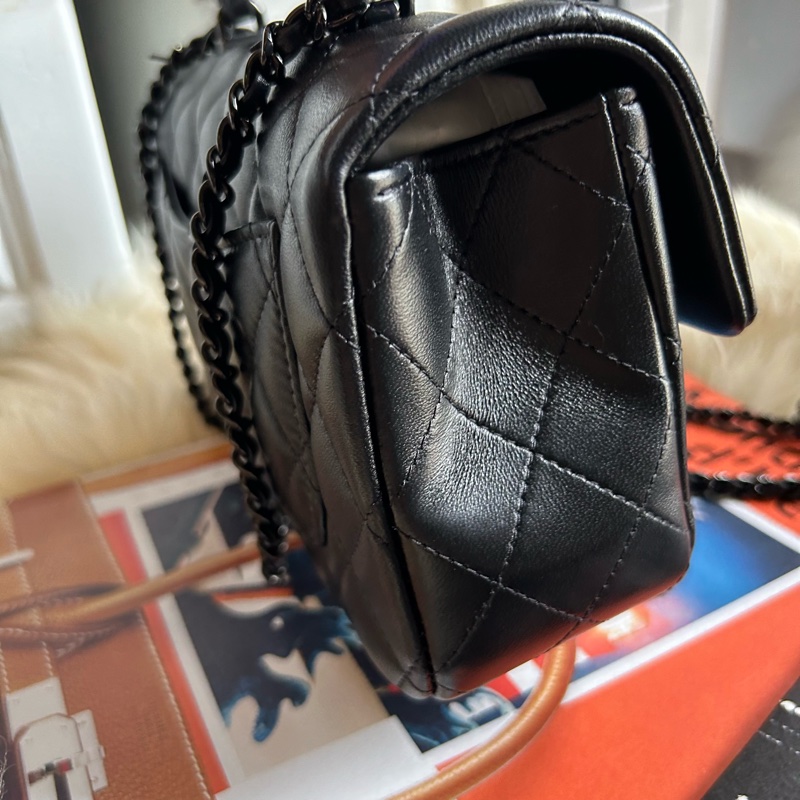 香奈兒mini coco all black-2