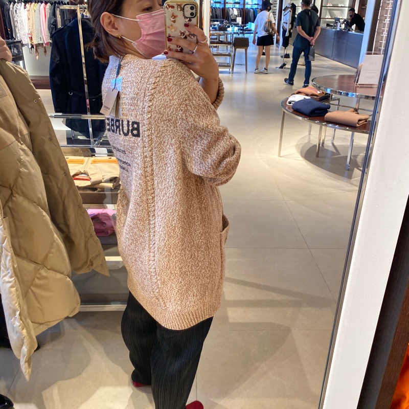 Burberry 棉羊毛開衫 鬆弛百搭 義大利製造-2