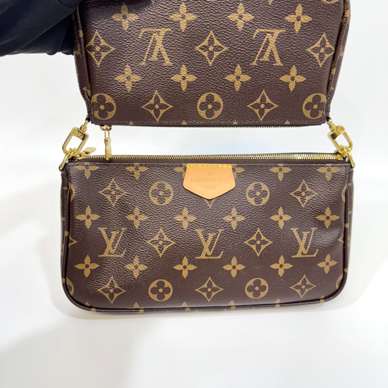 🤎路易威登五用包LV原花粉背帶五用麻將包 M44840-7