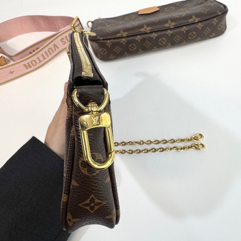 🤎路易威登五用包LV原花粉背帶五用麻將包 M44840-22