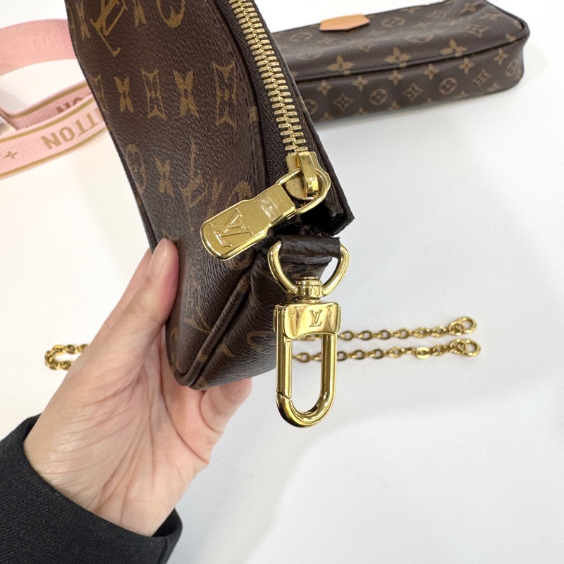 🤎路易威登五用包LV原花粉背帶五用麻將包 M44840-23