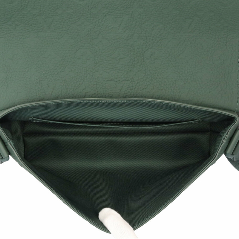 二手路易威登 S-Cape 斜背包/肩背包，M24439，綠色，男女通用。-5