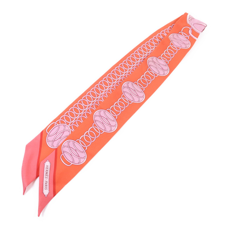 HERMES 絲質Twilly絲巾-0