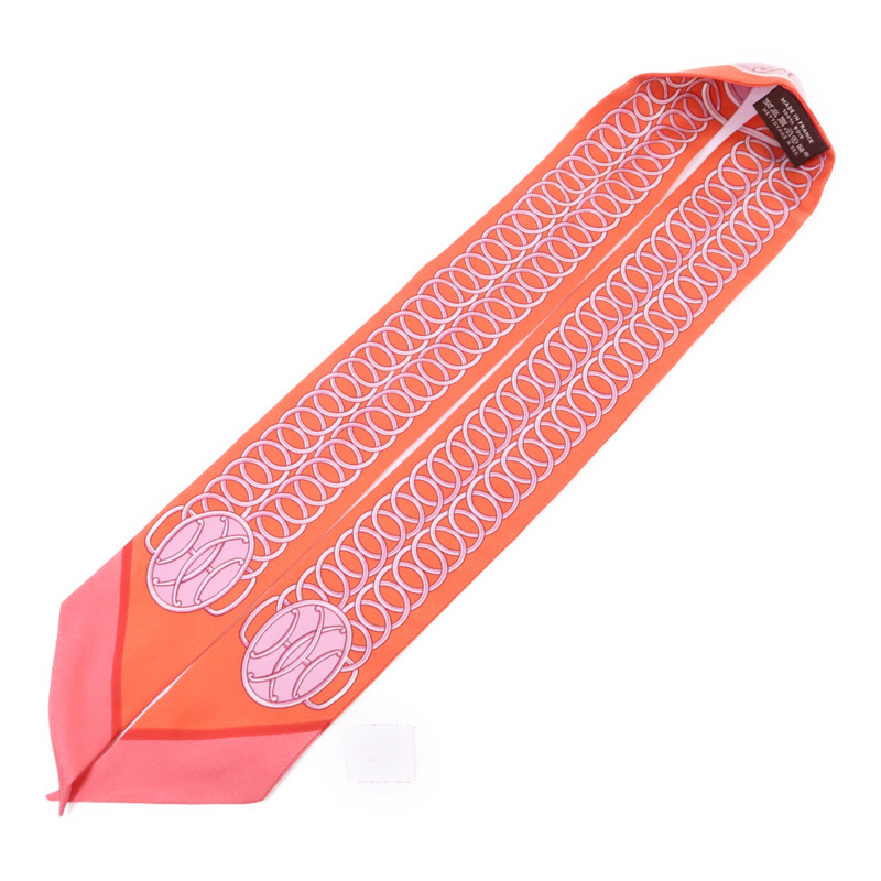 HERMES 絲質Twilly絲巾-2