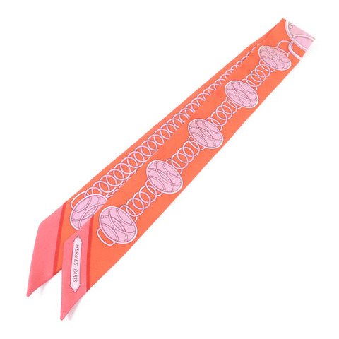 HERMES 絲質Twilly絲巾