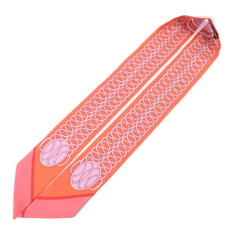HERMES 絲質Twilly絲巾-2