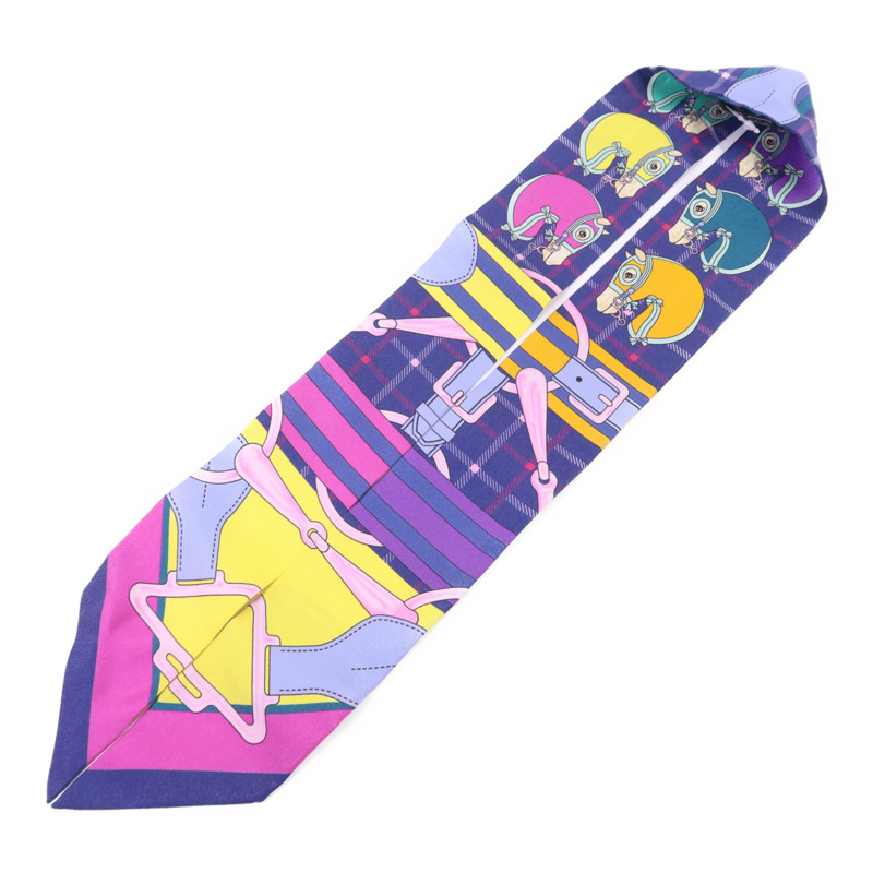 HERMES 絲質Twilly絲巾-2