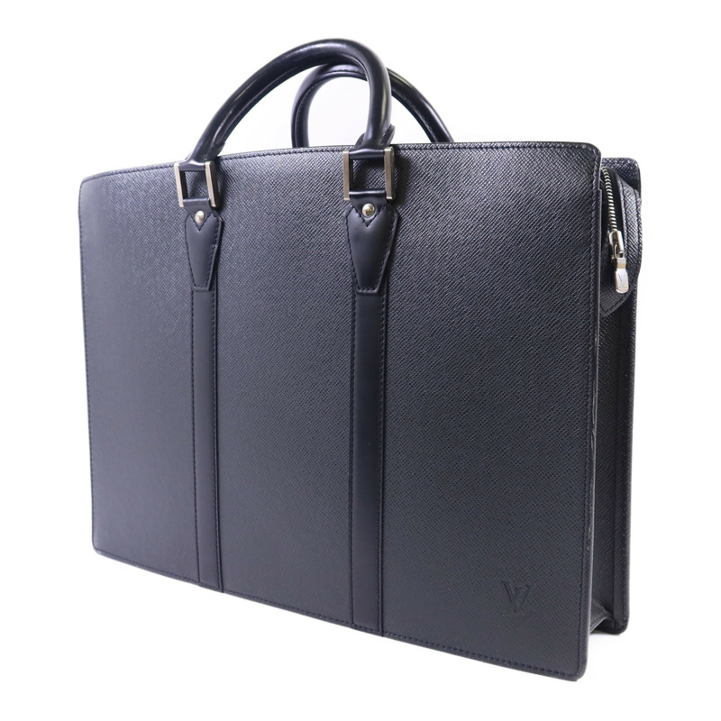 LOUIS VUITTON Taiga Porte-Documents銀扣公事包-2