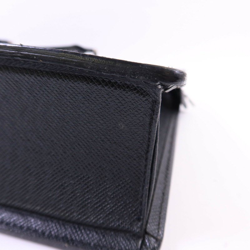 LOUIS VUITTON Taiga Porte-Documents銀扣公事包-17