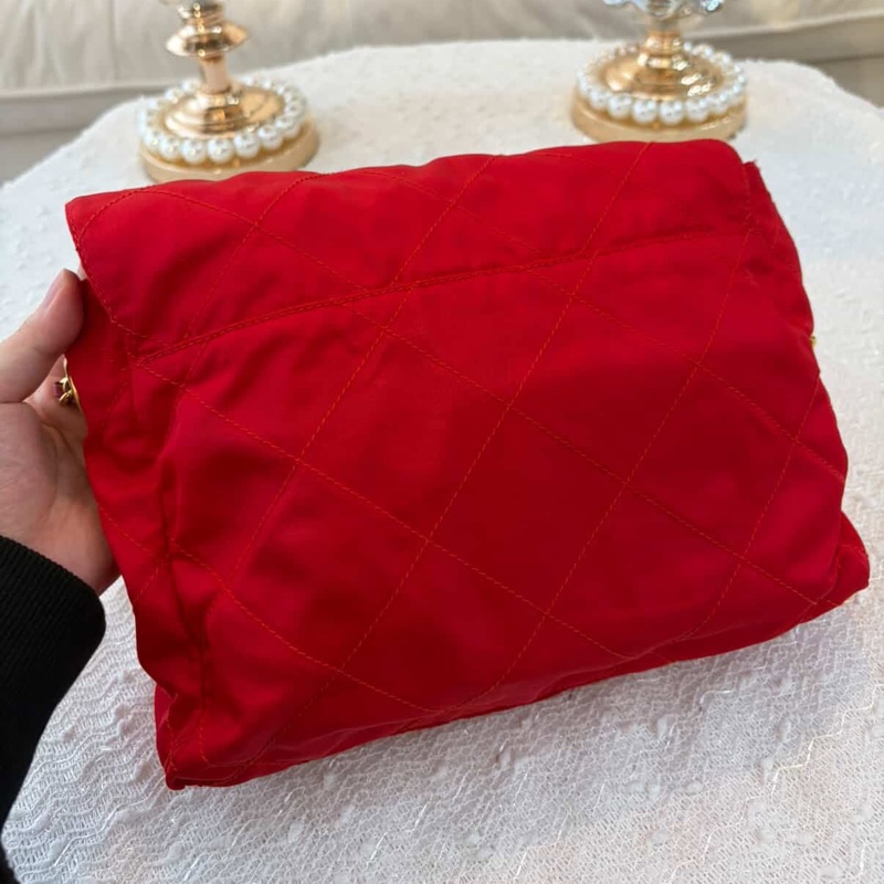 Prada 紅色 Nylon 尼龍 肩背包-3