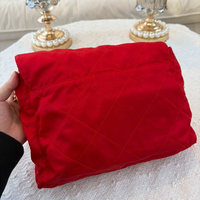 Prada 紅色 Nylon 尼龍 肩背包-9