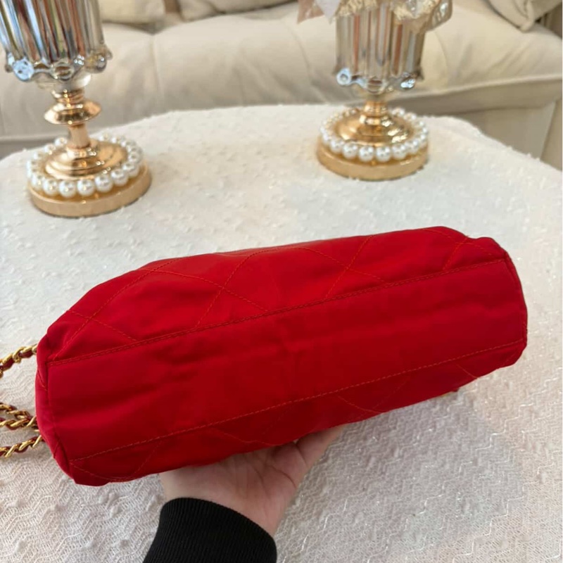 Prada 紅色 Nylon 尼龍 肩背包-10