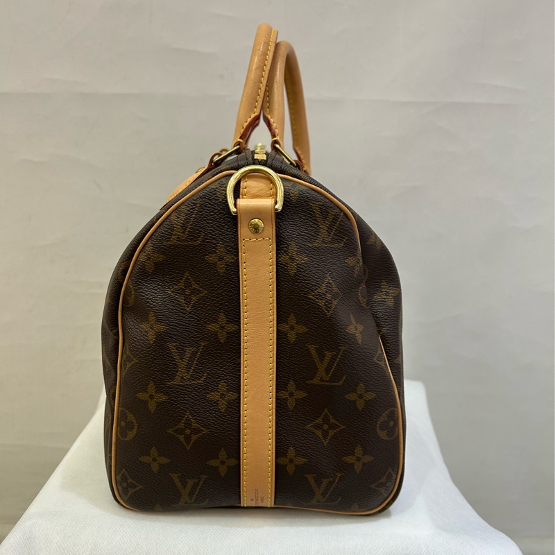 LV老花 speedy30cm二用包-1