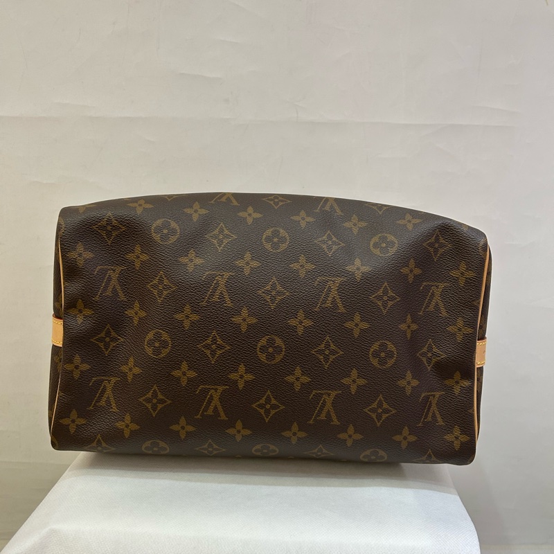 LV老花 speedy30cm二用包-4