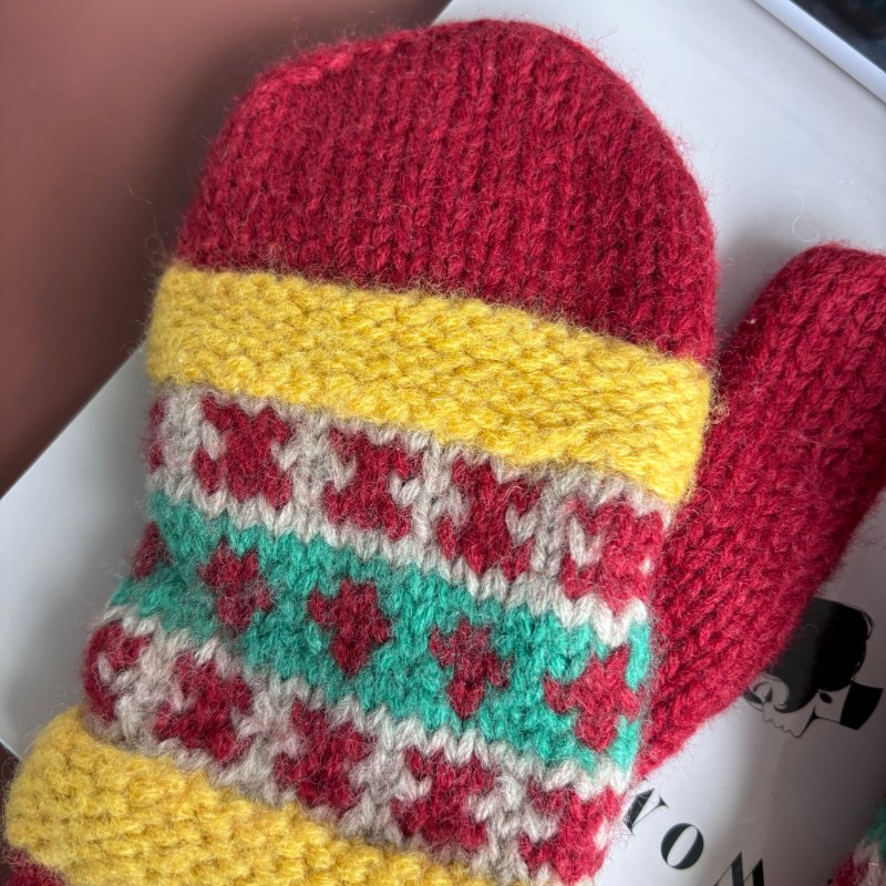 ::MONCLER:: 聖誕節風格 超可愛冬季手套 秋冬款-6