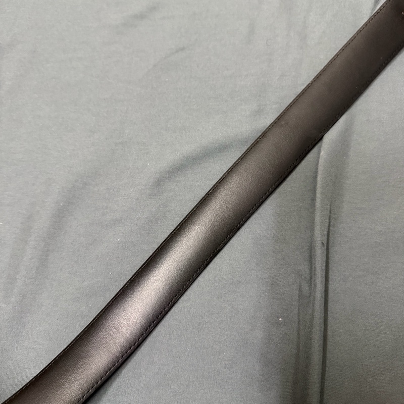 Lv M6057銀扣棋盤格皮帶（90cm）-5