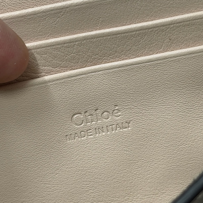 Chole Mini Woc 小牛皮拼接鏈條肩背包-8