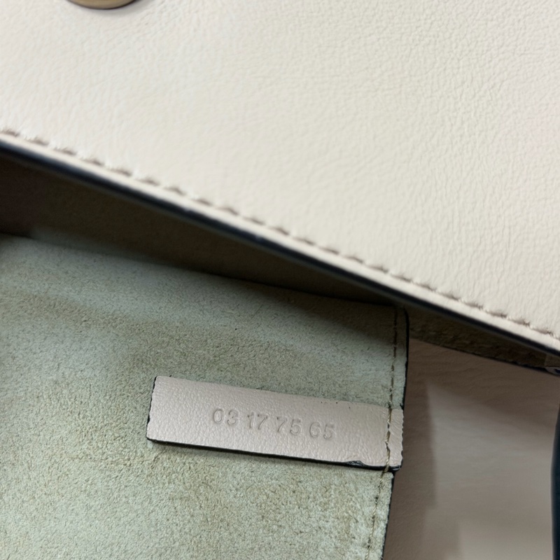 Chole Mini Woc 小牛皮拼接鏈條肩背包-9