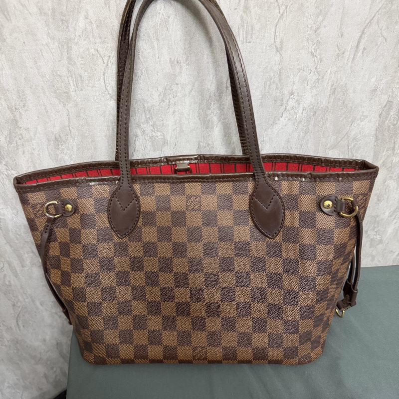 Lv Neverfull PM 小號 棋盤格托特包(N40600)-1