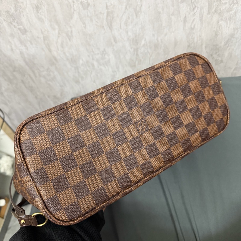 Lv Neverfull PM 小號 棋盤格托特包(N40600)-3