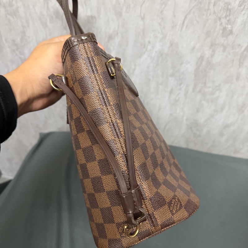 Lv Neverfull PM 小號 棋盤格托特包(N40600)-4