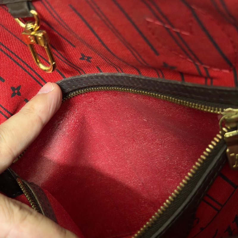 Lv Neverfull PM 小號 棋盤格托特包(N40600)-7