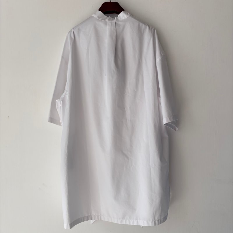 ::GUCCI:: 設計感 白色馬銜釦造型 新款開襟襯衫 造型襯衫 男女皆可-3