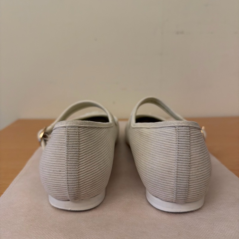 Chane|24S瑪麗珍平底小白鞋 尺吋38C-8