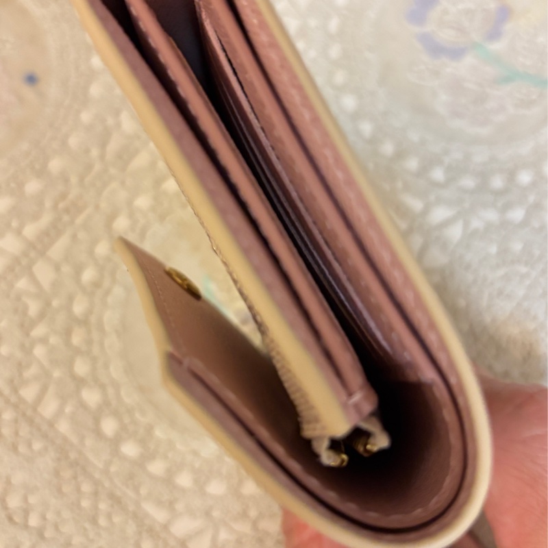 LV棋盤白小錢包-12