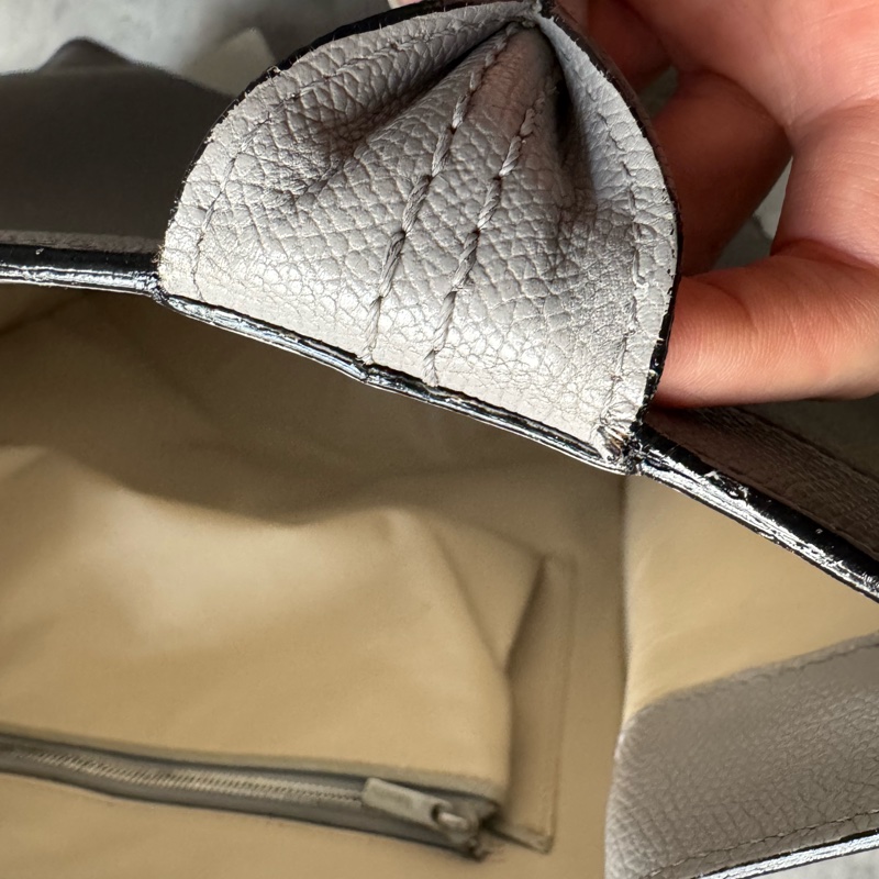 Valextra 灰色真皮包 腋下包 手提包 電腦包 意大利製-21