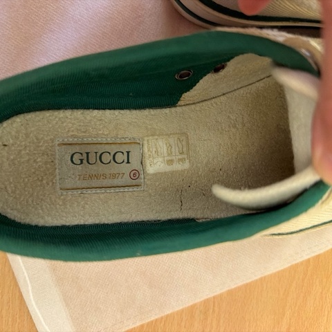 Gucci tennis 1977 尺寸6 EU40cm 25-25.5cm