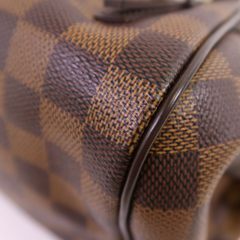 LOUIS VUITTON Damier Rivington PM金扣手挽袋-6