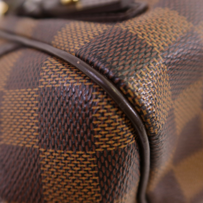 LOUIS VUITTON Damier Rivington PM金扣手挽袋-7