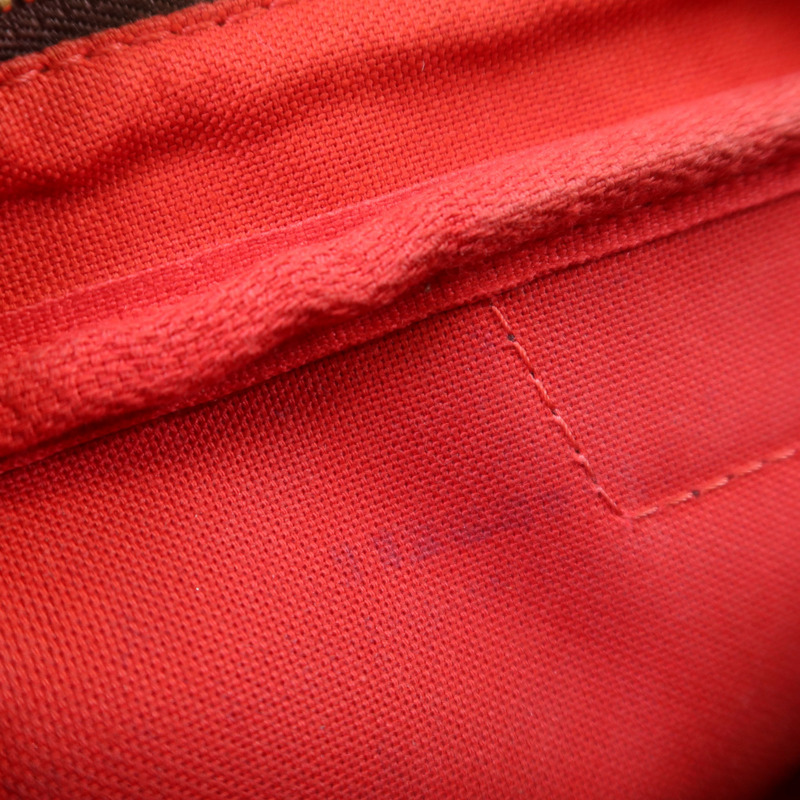 LOUIS VUITTON Damier Rivington PM金扣手挽袋-13