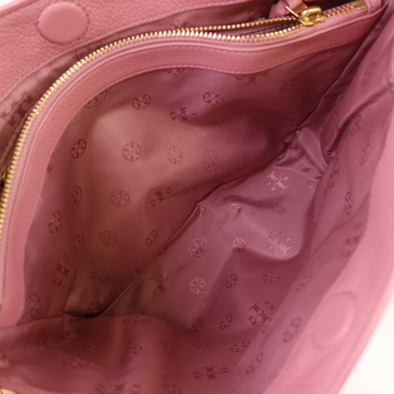 Tory Burch 牛皮皮革Chain Tote Bag金扣鏈帶肩背袋-12