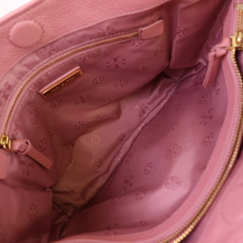 Tory Burch 牛皮皮革Chain Tote Bag金扣鏈帶肩背袋-13