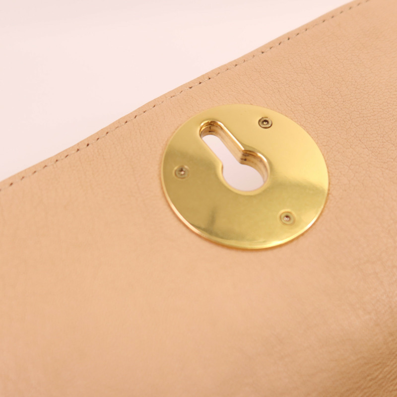 SEE BY CHLOE 牛皮皮革Chain Shoulder金扣鏈帶肩背袋-12