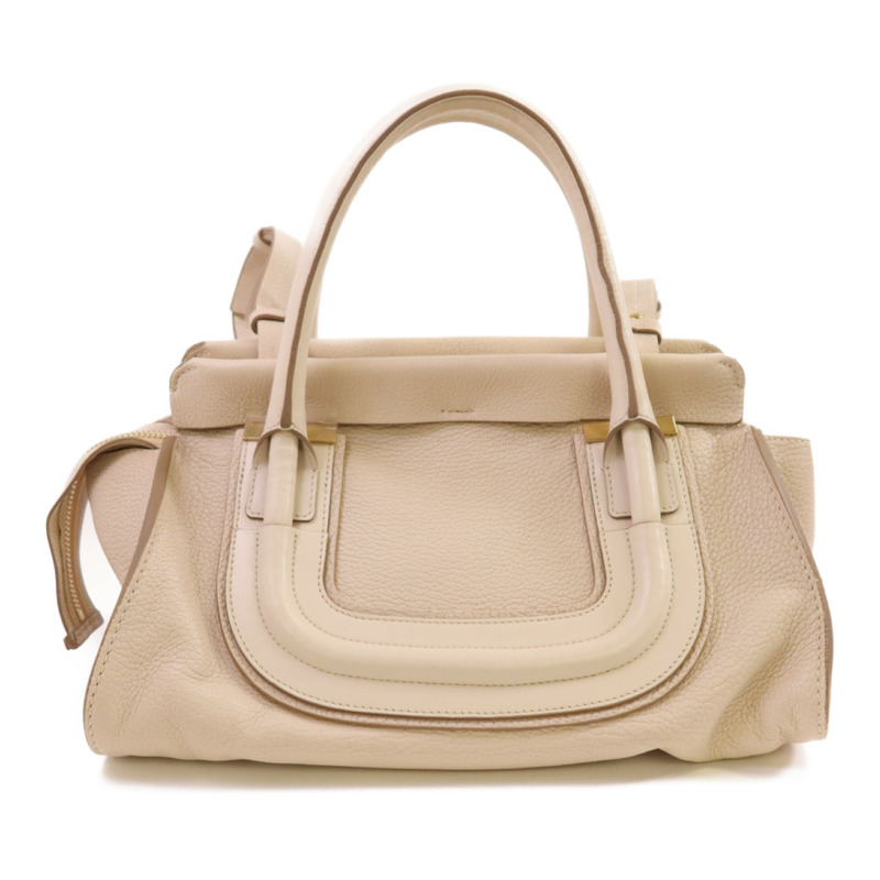 Chloe 牛皮皮革Everstone金扣手挽肩背兩用袋-1