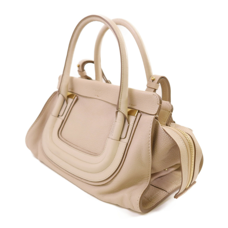 Chloe 牛皮皮革Everstone金扣手挽肩背兩用袋-2