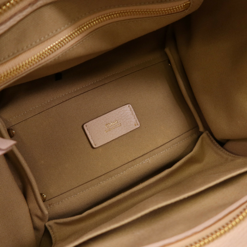 Chloe 牛皮皮革Everstone金扣手挽肩背兩用袋-15