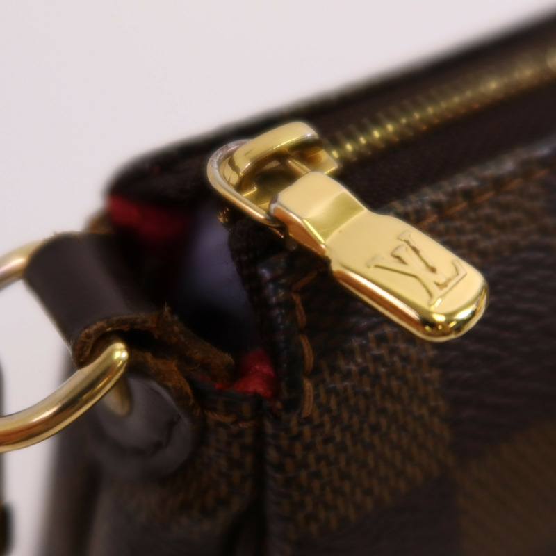 LOUIS VUITTON Damier Eva金扣手挽肩背兩用袋-9