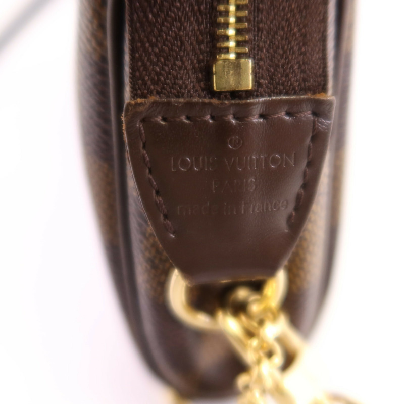 LOUIS VUITTON Damier Eva金扣手挽肩背兩用袋-11