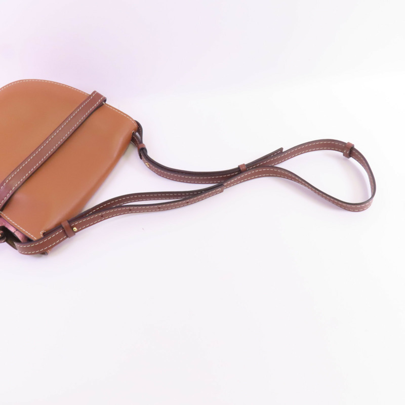 LOEWE 牛皮皮革Gate Small Bag金扣肩背袋-5